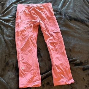 lululemon coral leggings